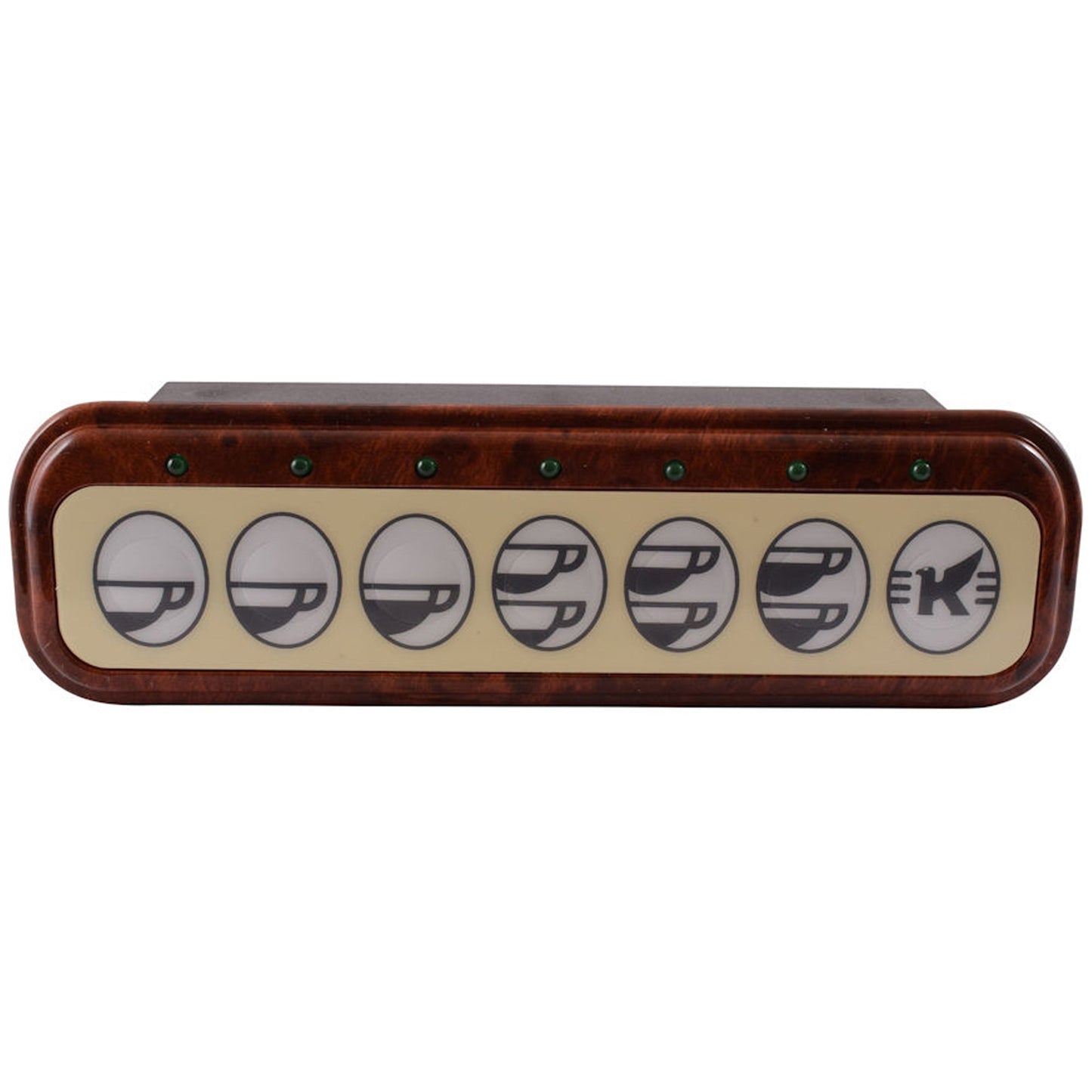 Elektra 7-Button Wood Finish Touchpanel - Fits Barlume, Modern-Gold & Sixties