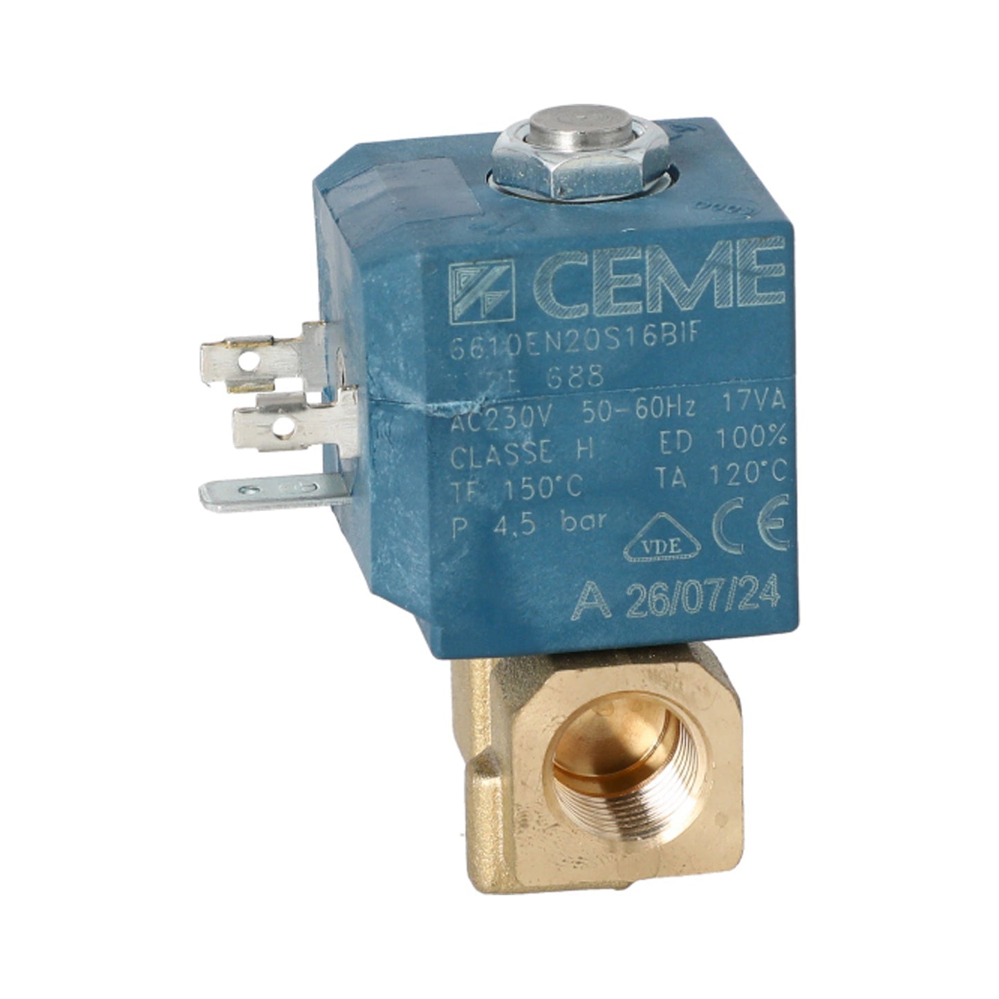 CEME 2-Way Solenoid Valve 230V 1/4 – Simonelli