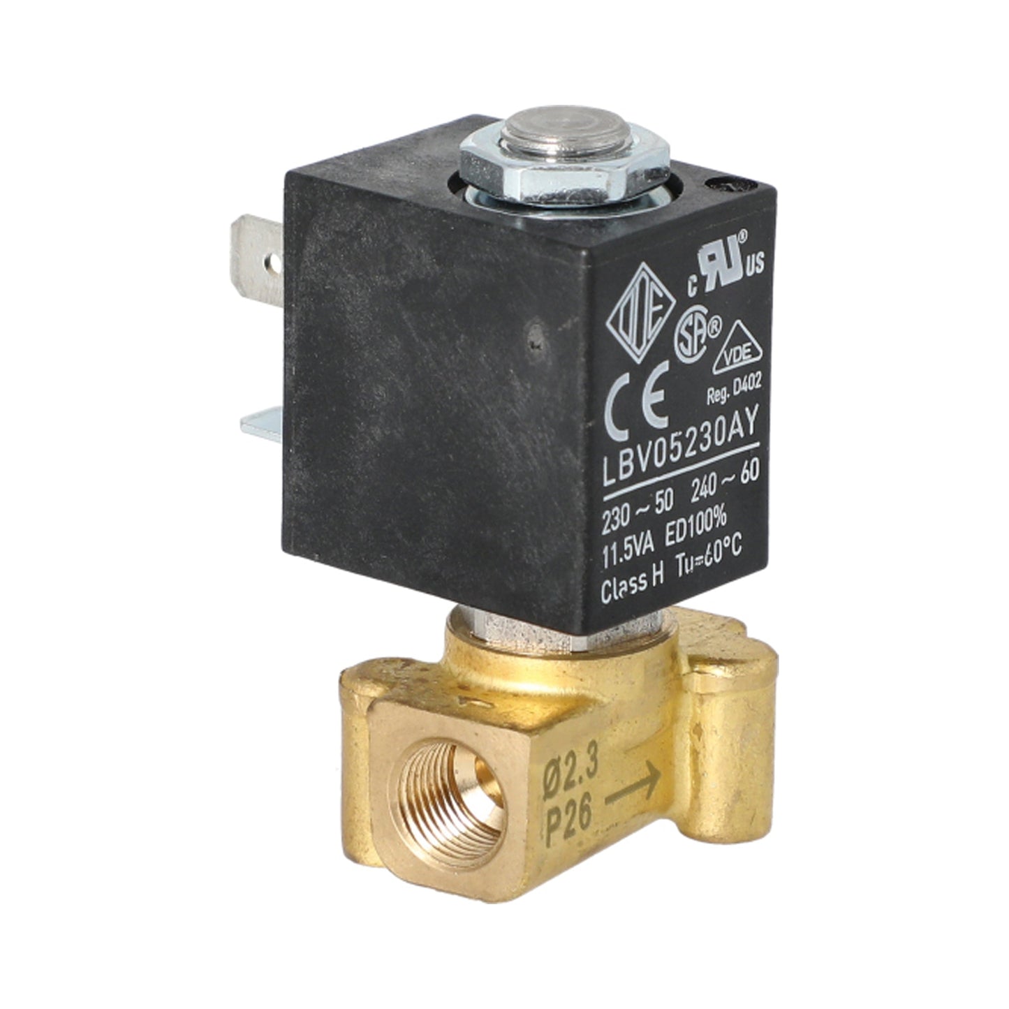 ODE 2-Way Solenoid Valve 230V 1/8 2.3mm – Simonelli / VA