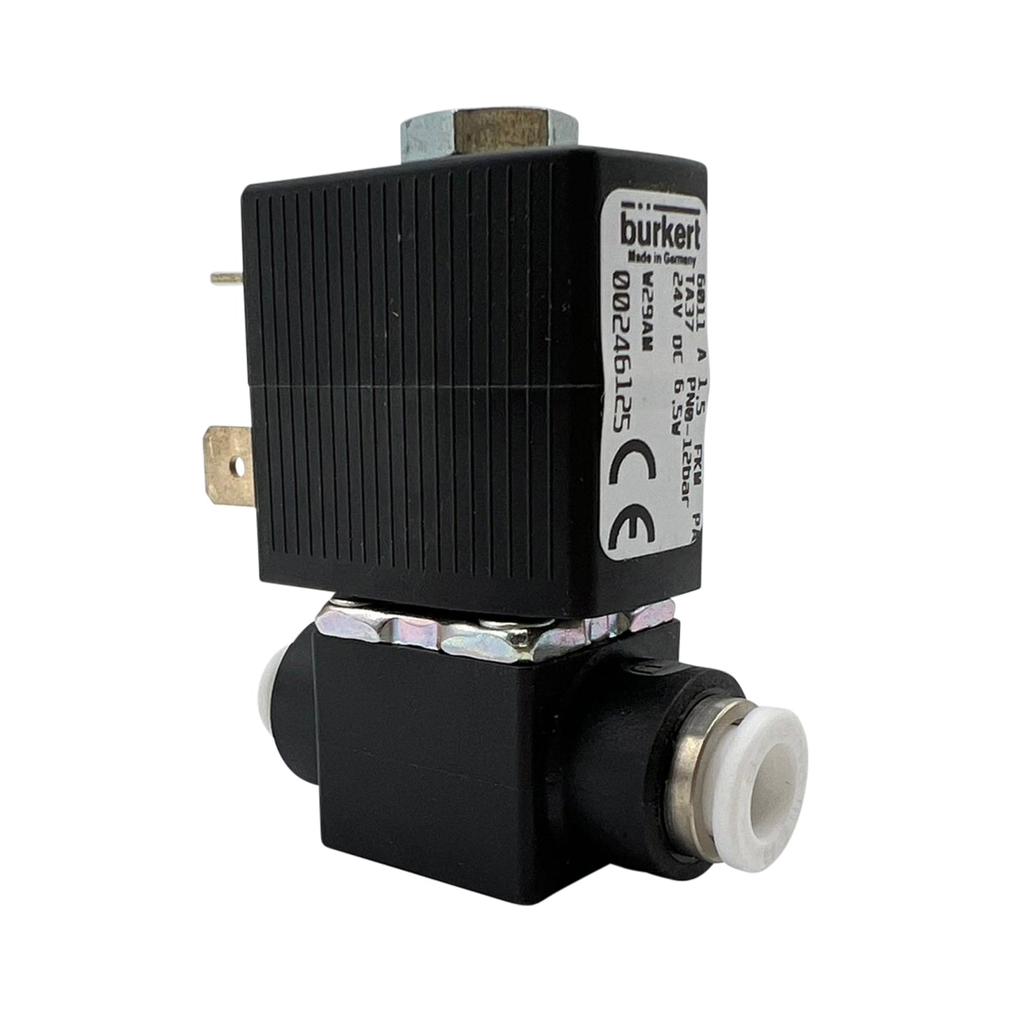 Rex Royal 2/2-Way Solenoid Valve 24V 6mm x 4mm for Industrial Use