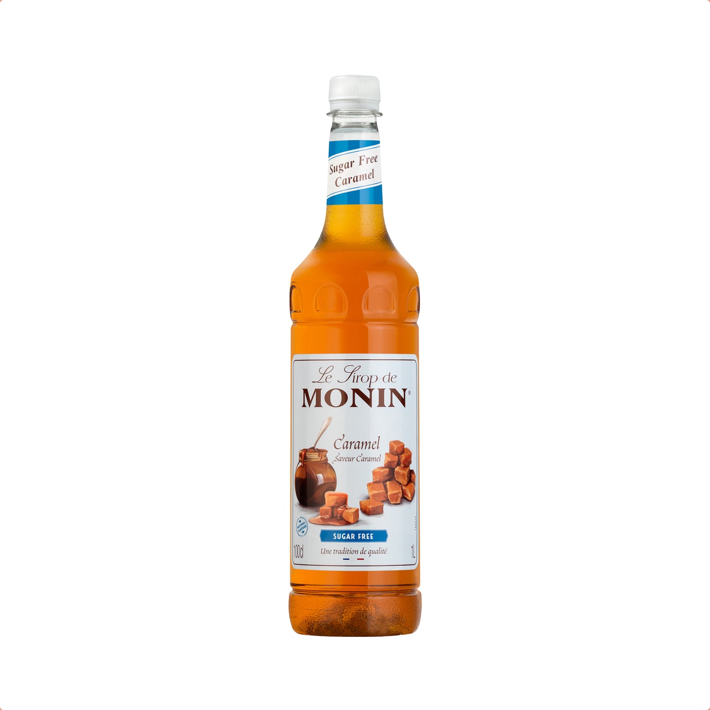 Monin Premium Caramel Sugar Free Syrup 1L