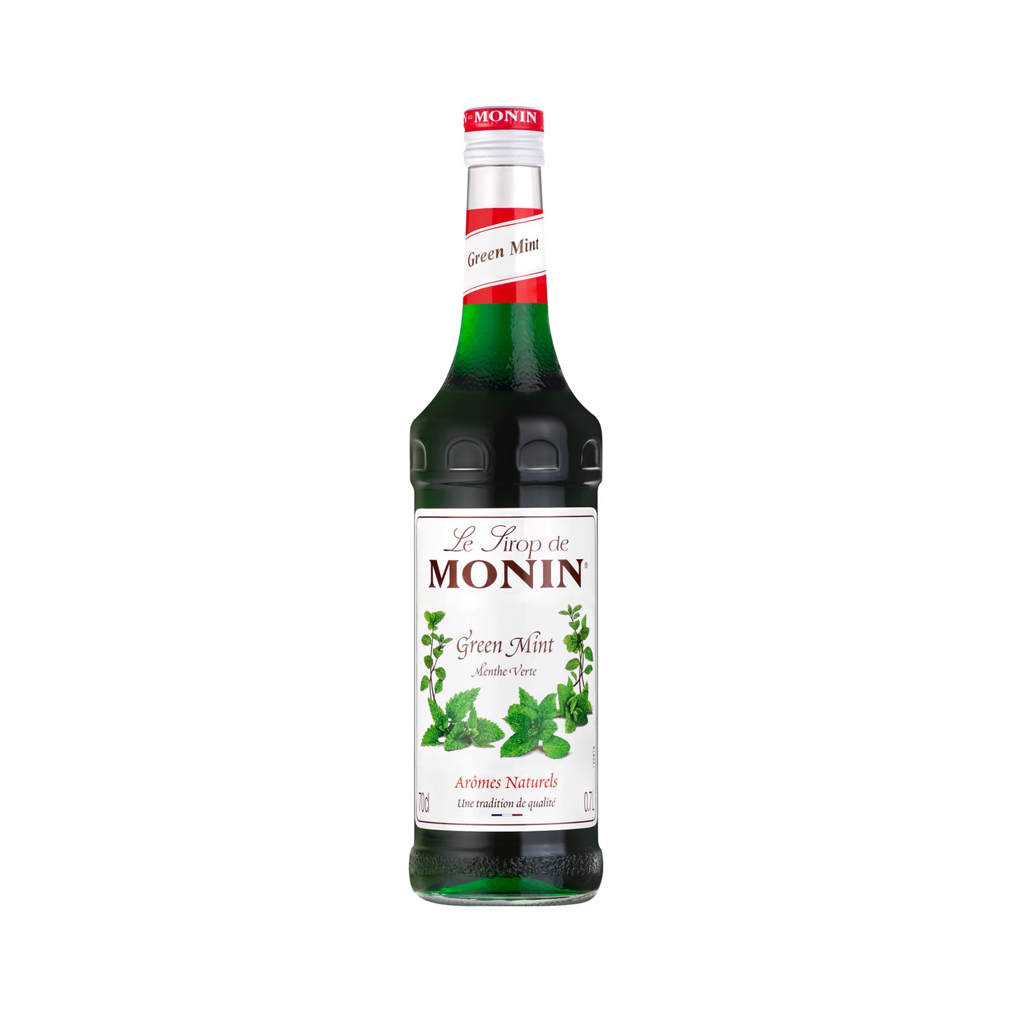 Monin Premium Green Mint Syrup 700ml Glass Bottle