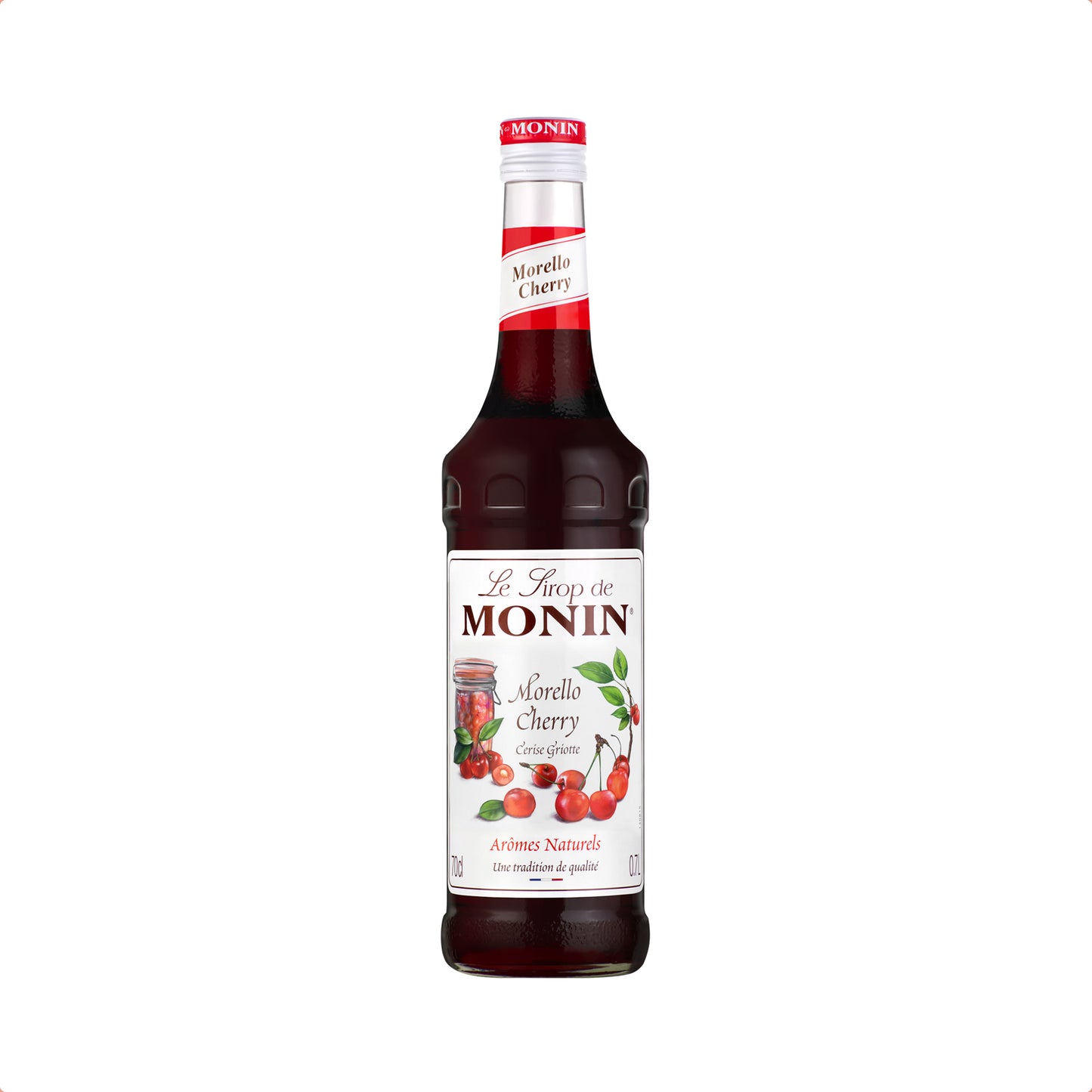 Monin Premium Morello Cherry Syrup 700ml Glass Bottle