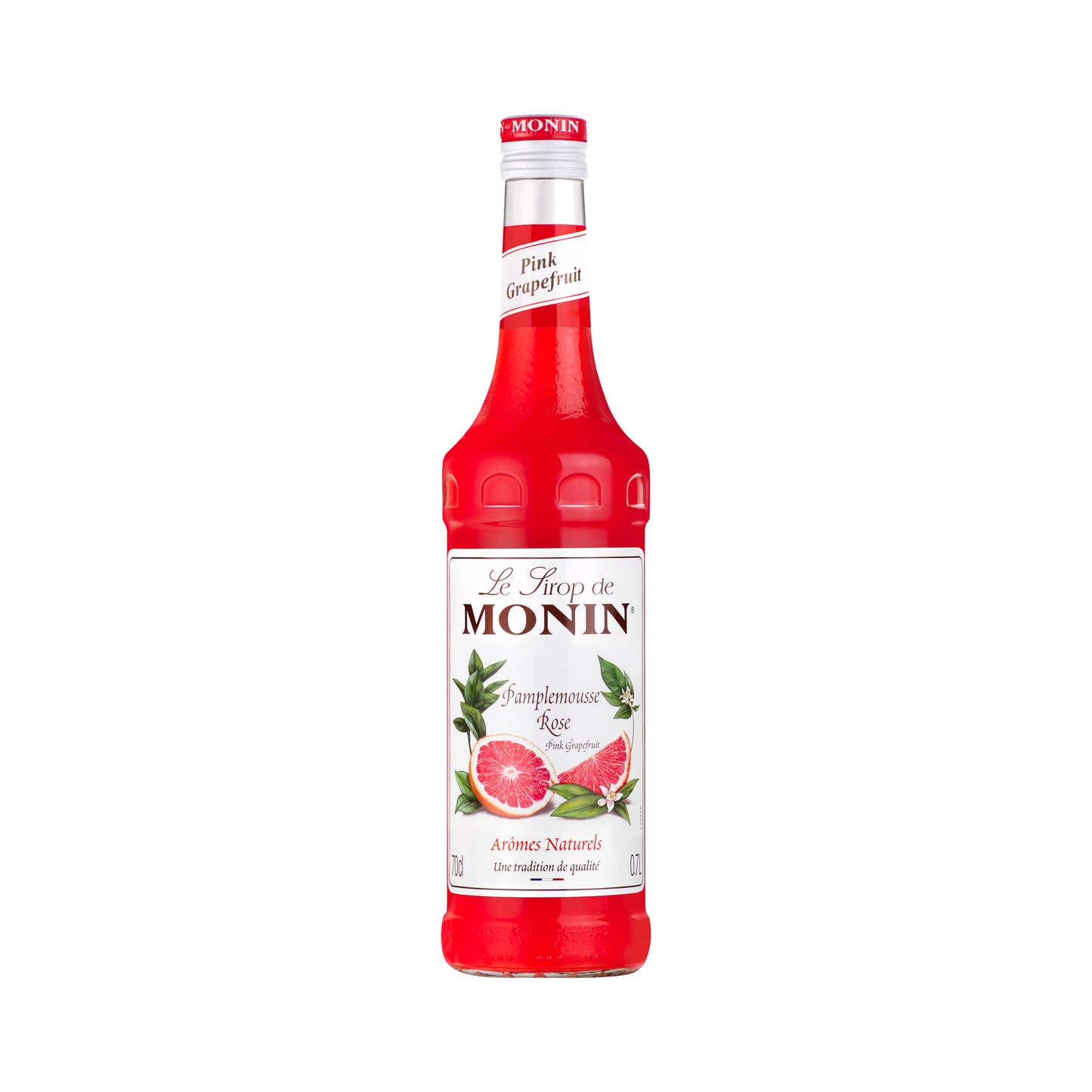 Monin Premium Pink Grapefruit Syrup 700ml Glass Bottle