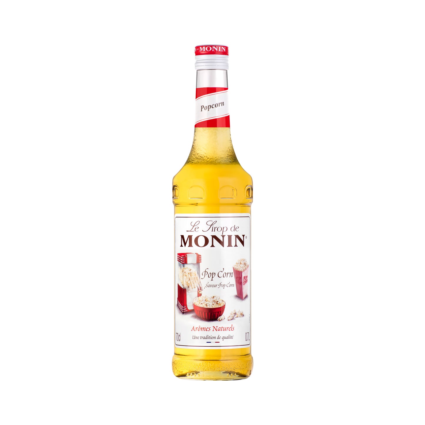 Monin Premium Popcorn Syrup 700ml Glass Bottle