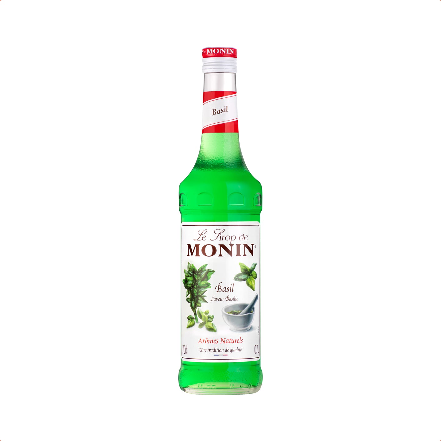 Monin Premium Basil Syrup 700ml Glass Bottle