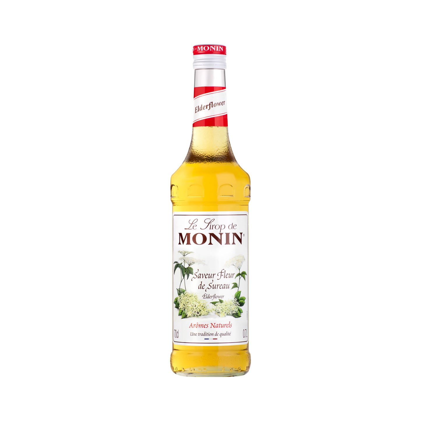 Monin Premium Elderflower Syrup 700ml Glass Bottle
