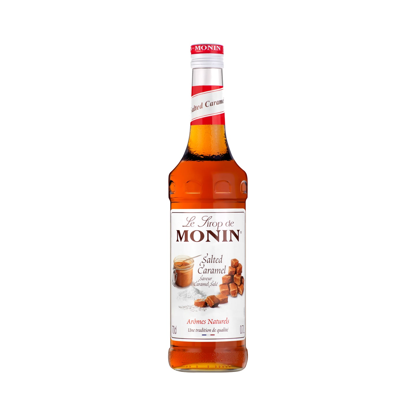 Monin Premium Salted Caramel Syrup 700ml Glass Bottle