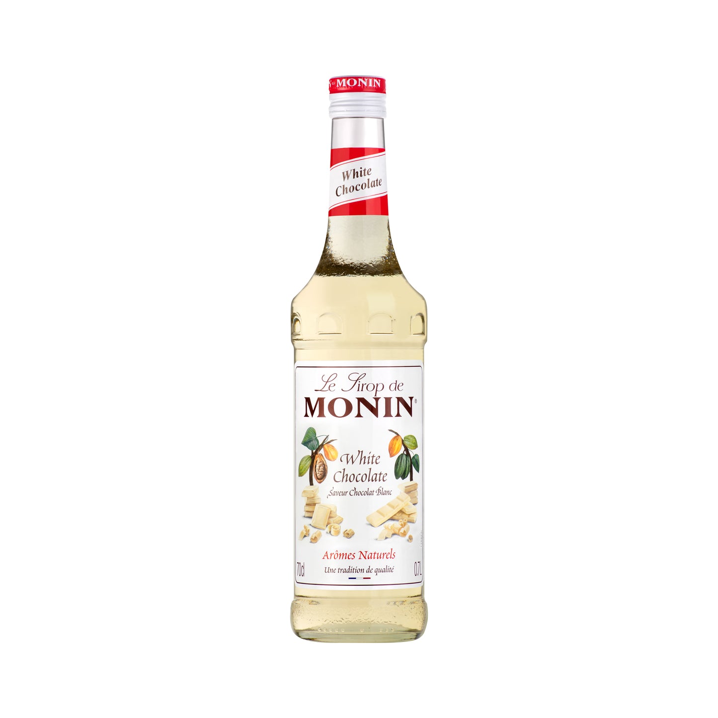 Monin Premium White Chocolate Syrup 700ml Glass Bottle