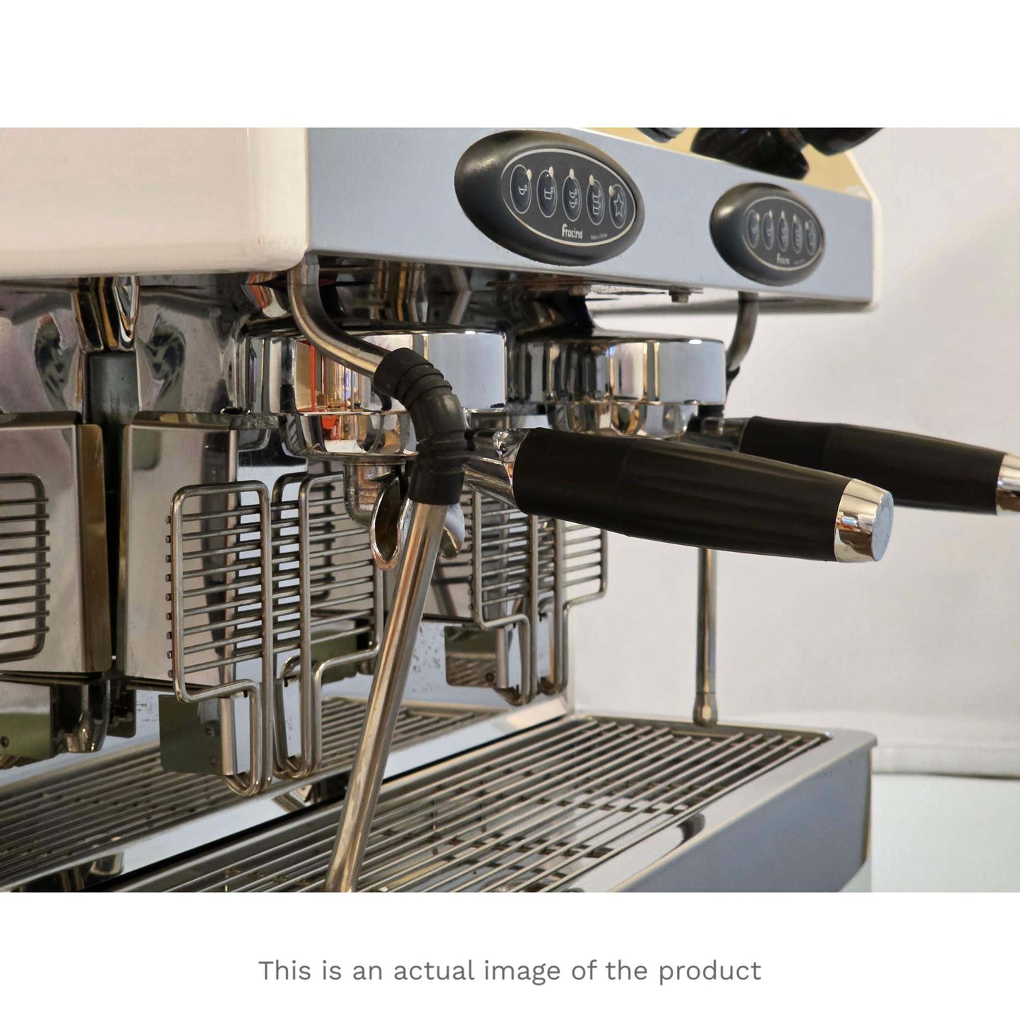 Fracino Bambino Luxury Commercial 2 Group Espresso Machine - White (Refurbished)