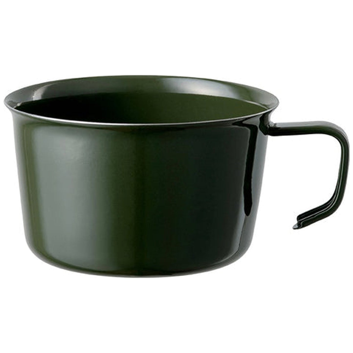 Kinto FORIS Wide Mug 400ml - Lightweight Enamel Cup for Soup & Outdoor Use