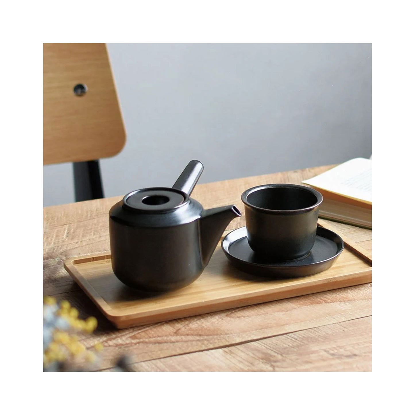 Kinto LT Kyusu Teapot 300ml - Porcelain Japanese-Style Teapot