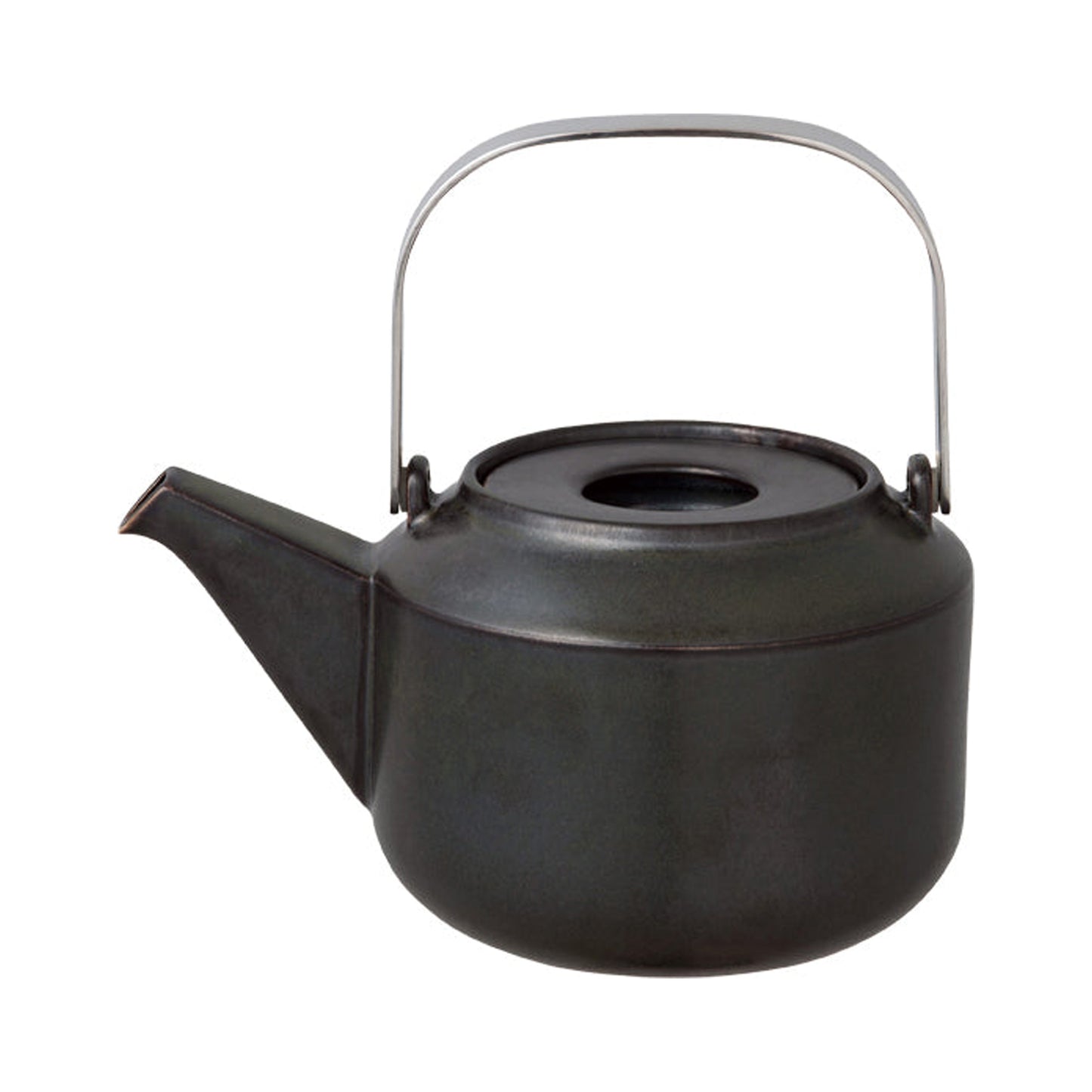 Kinto LT Teapot 600ml - Japanese-Style Porcelain Teapot with Strainer