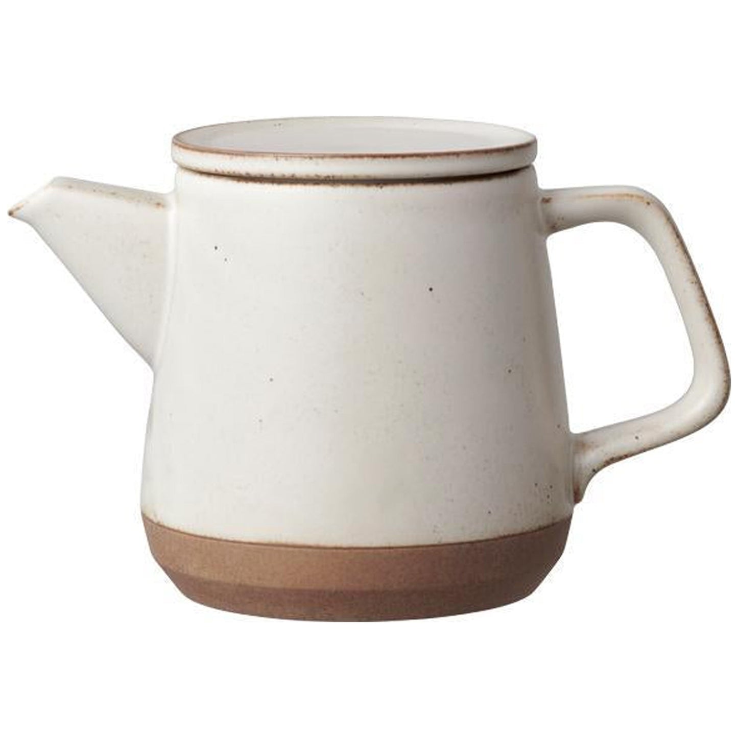 Kinto CLK-151 Teapot 500ml - Elegant Porcelain Teapot with Stainless Steel Strainer