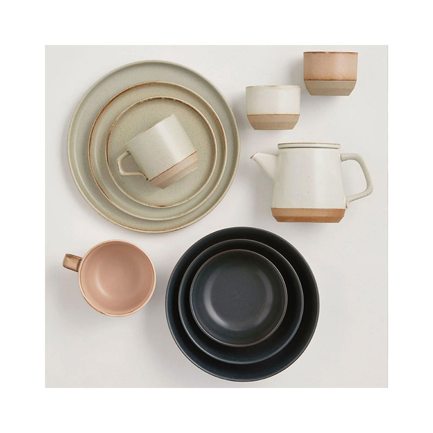 Kinto CLK-151 Cup 180ml - Porcelain Tea Cup with Yo-Hen Glaze