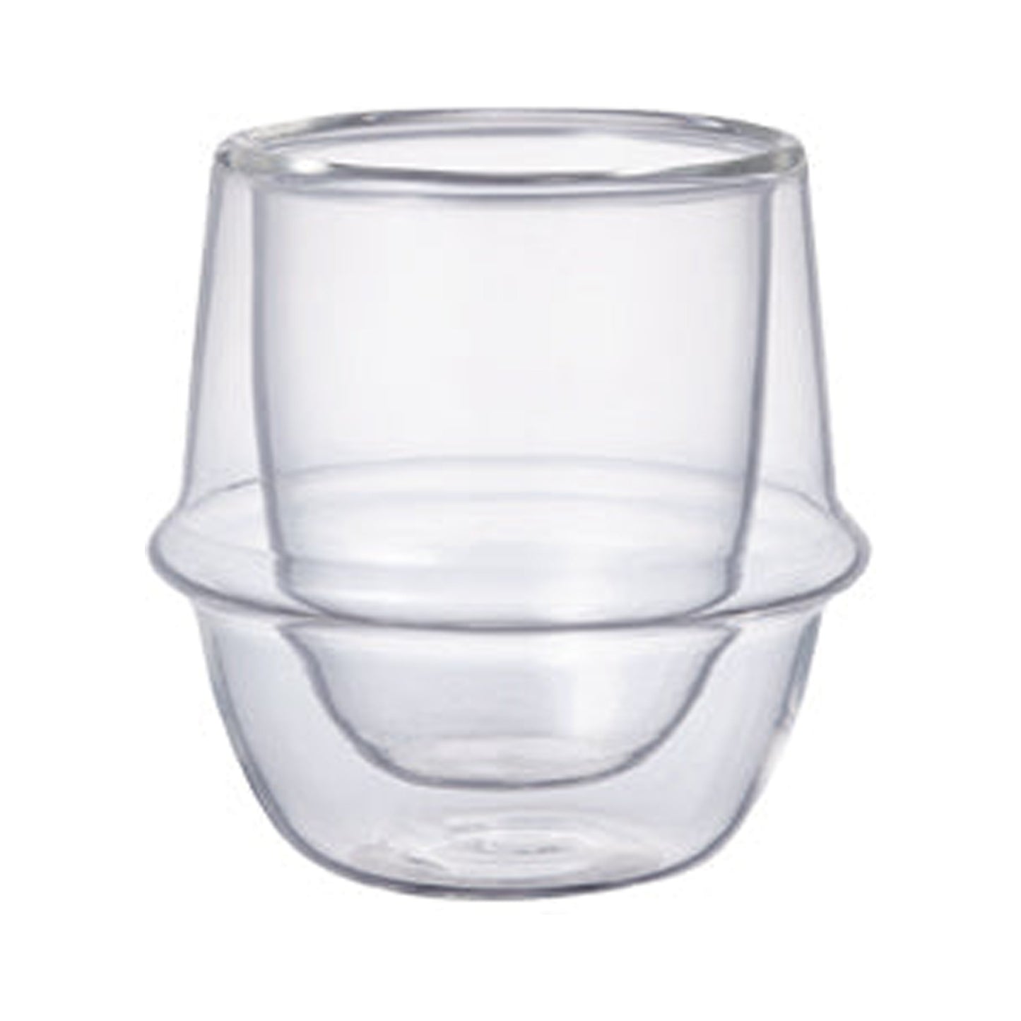 Kinto KRONOS Double Wall Espresso Cup 80ml - Insulated Glassware
