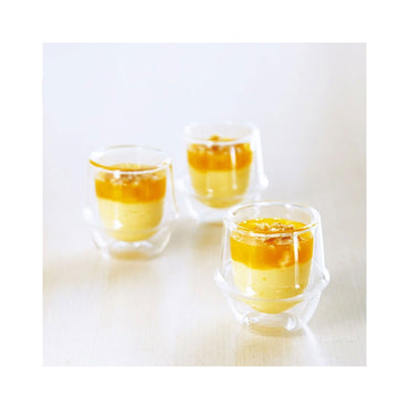 Kinto KRONOS Double Wall Espresso Cup 80ml - Insulated Glassware