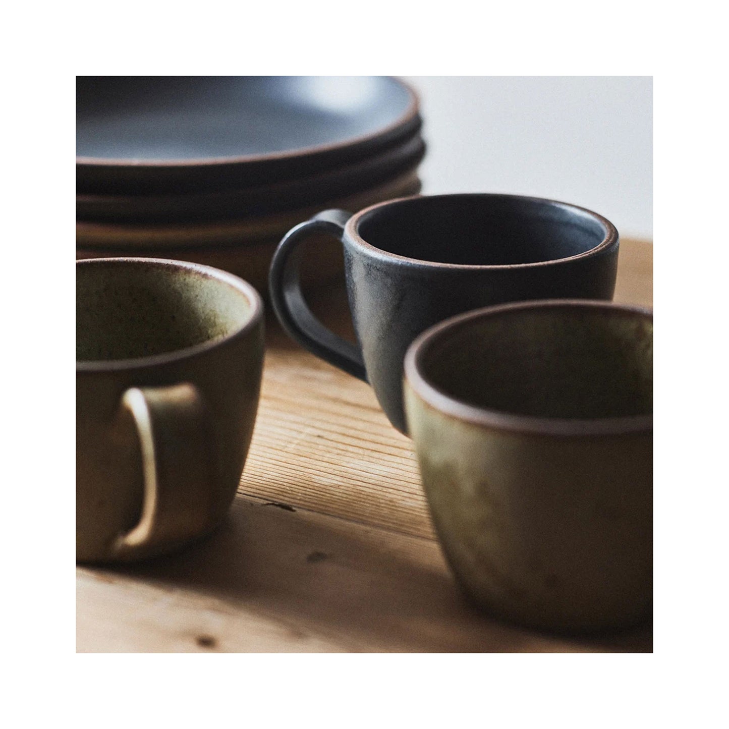 Kinto TERRA Mug 300ml - Ceramic - Handmade - Microwave & Oven Safe - Made in Japan