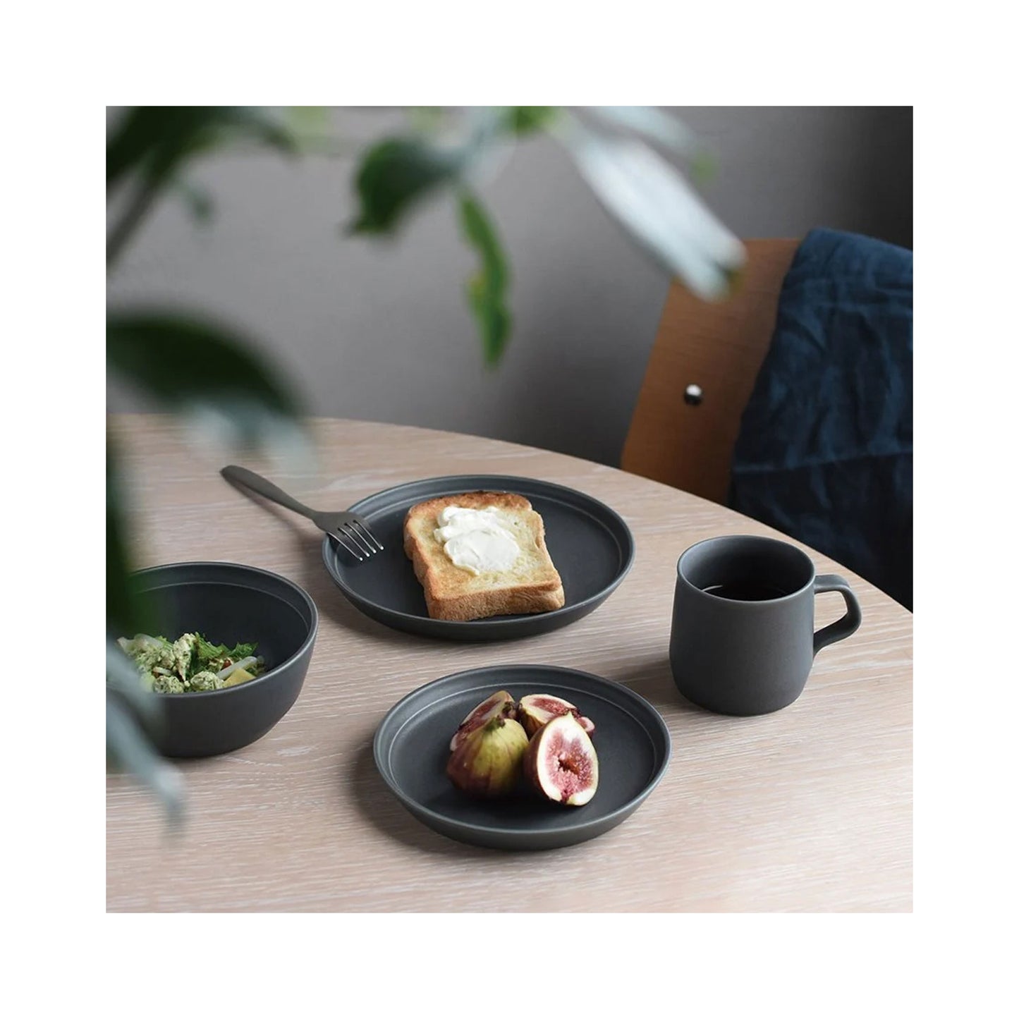 Kinto FOG Mug 270ml - Matte Grey Porcelain Coffee & Tea Cup