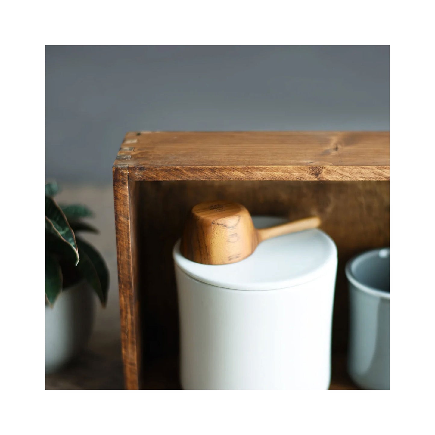Kinto SCS Coffee Canister 600ml - Porcelain - Slow Coffee Style - Made in Japan
