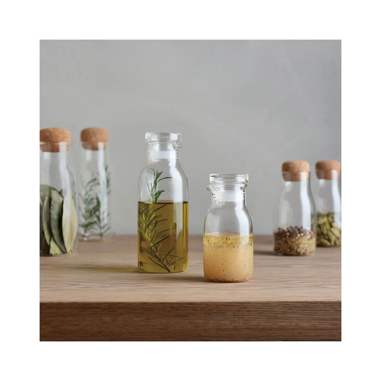 Kinto BOTTLIT Dressing Bottle 130ml - Glass Bottle with Silicone Lid for Homemade Dressings