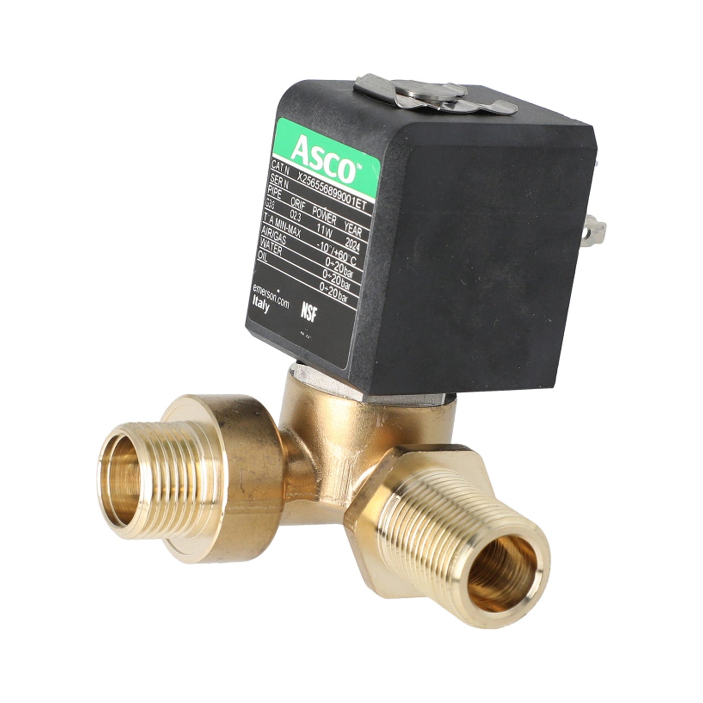 Rancilio 230V Sirai Valve with Elbow – Genuine Coffee Machine Part