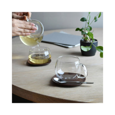 Kinto UNITEA Cup 350ml - Heat-Resistant Glass, Ideal for Tea Enjoyment