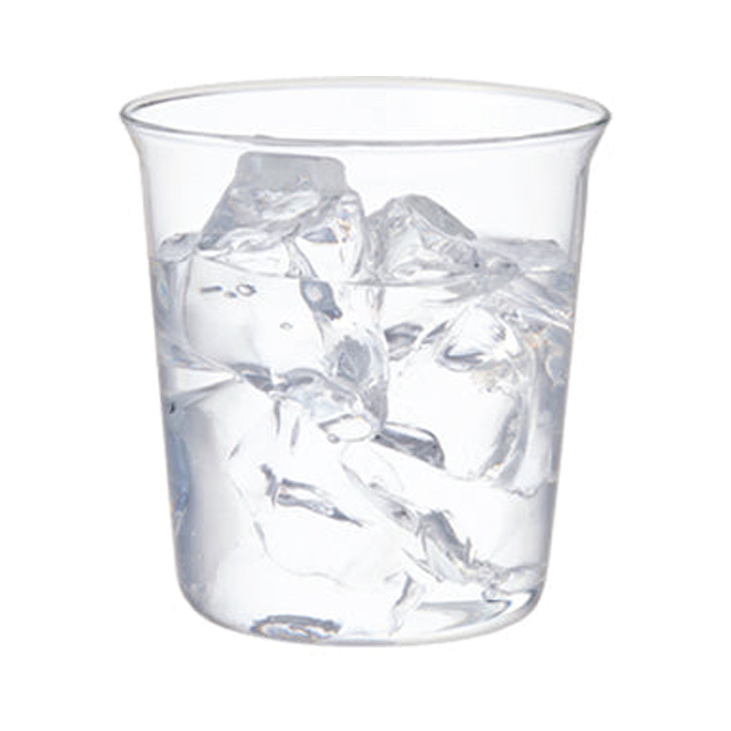 Kinto CAST Water Glass 250ml - Elegant Heat-Resistant Glassware for Smooth Drinking