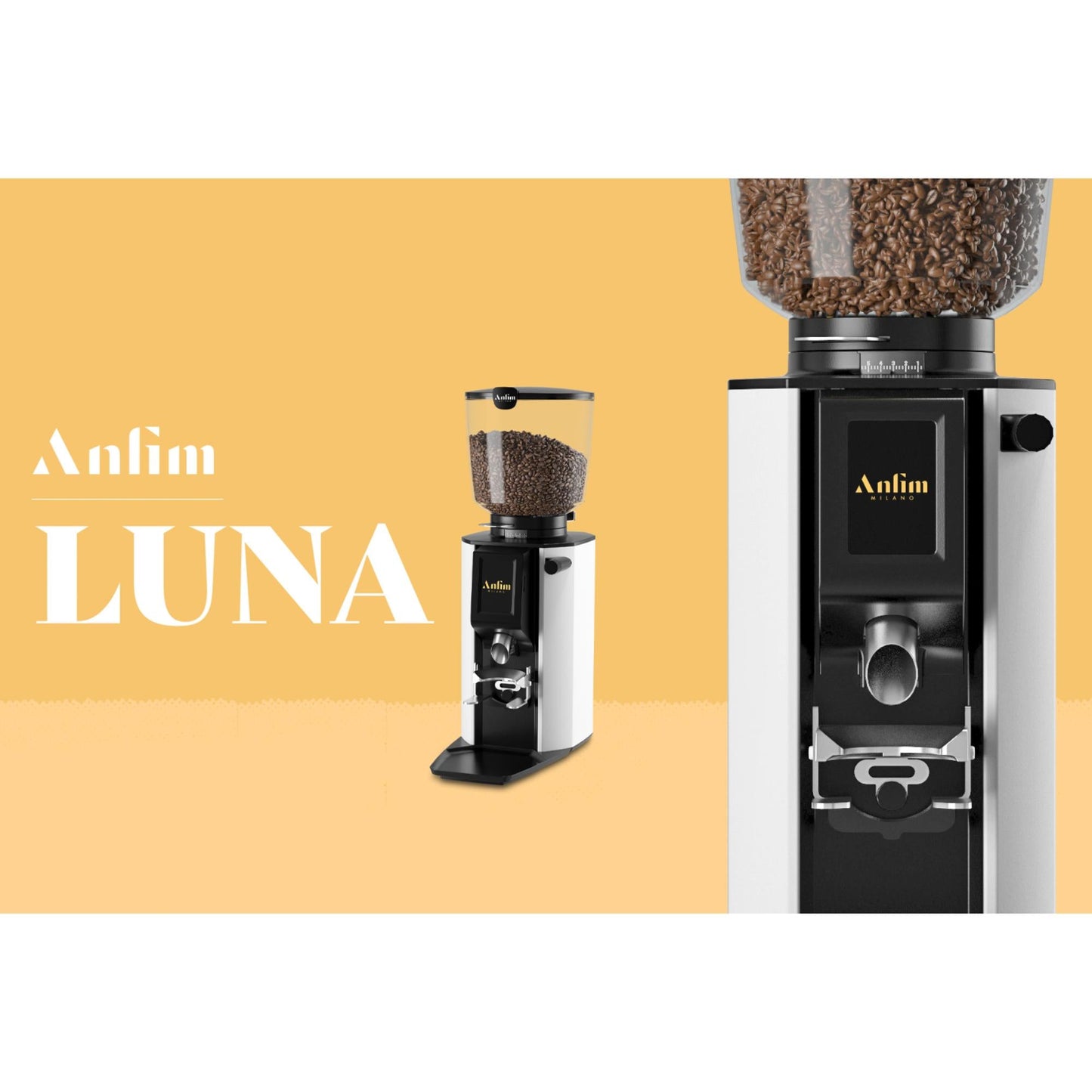 Anfim Milano Luna Commercial On Demand Espresso Grinder - 65mm Burrs