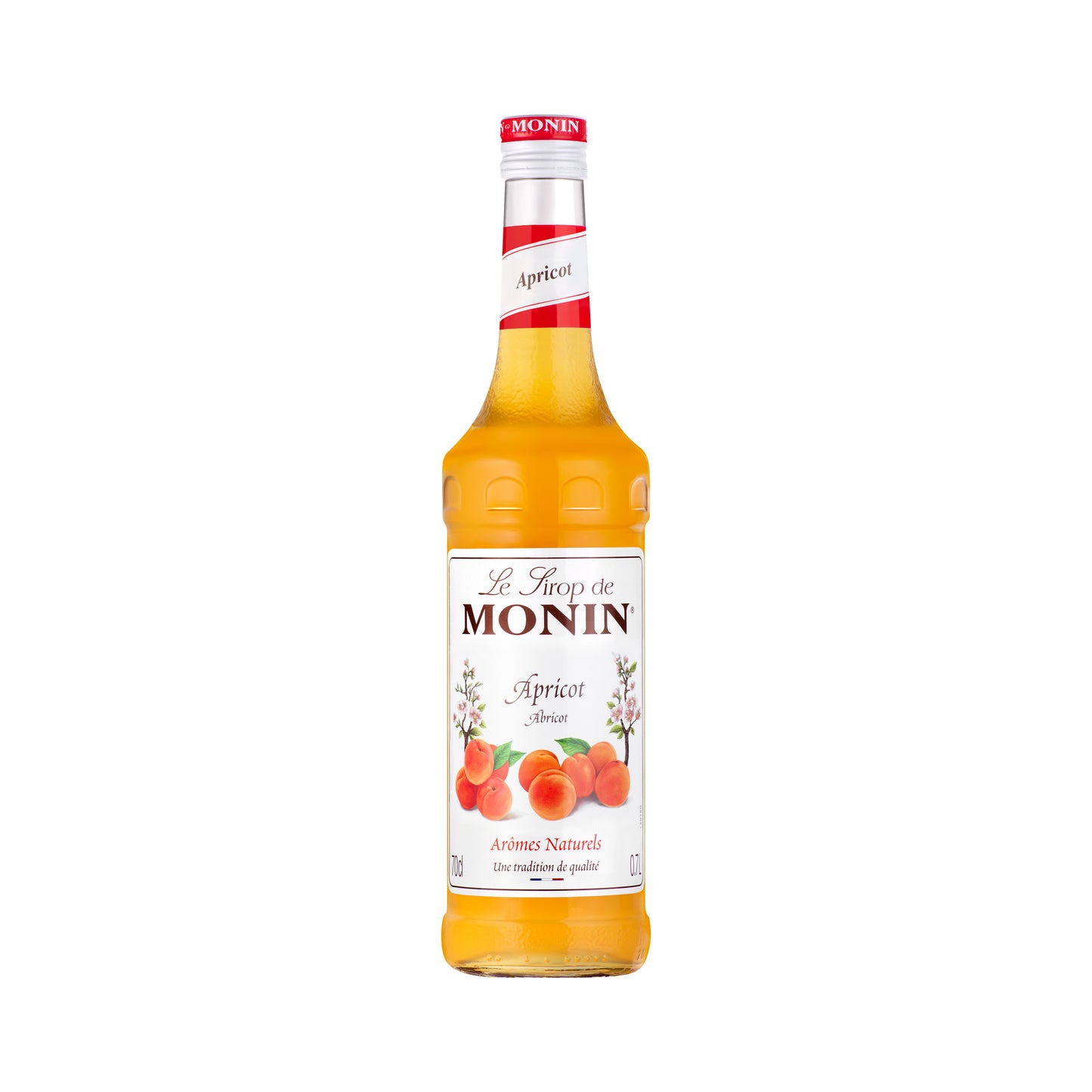 Monin Premium Apricot Syrup 700ml Glass Bottle