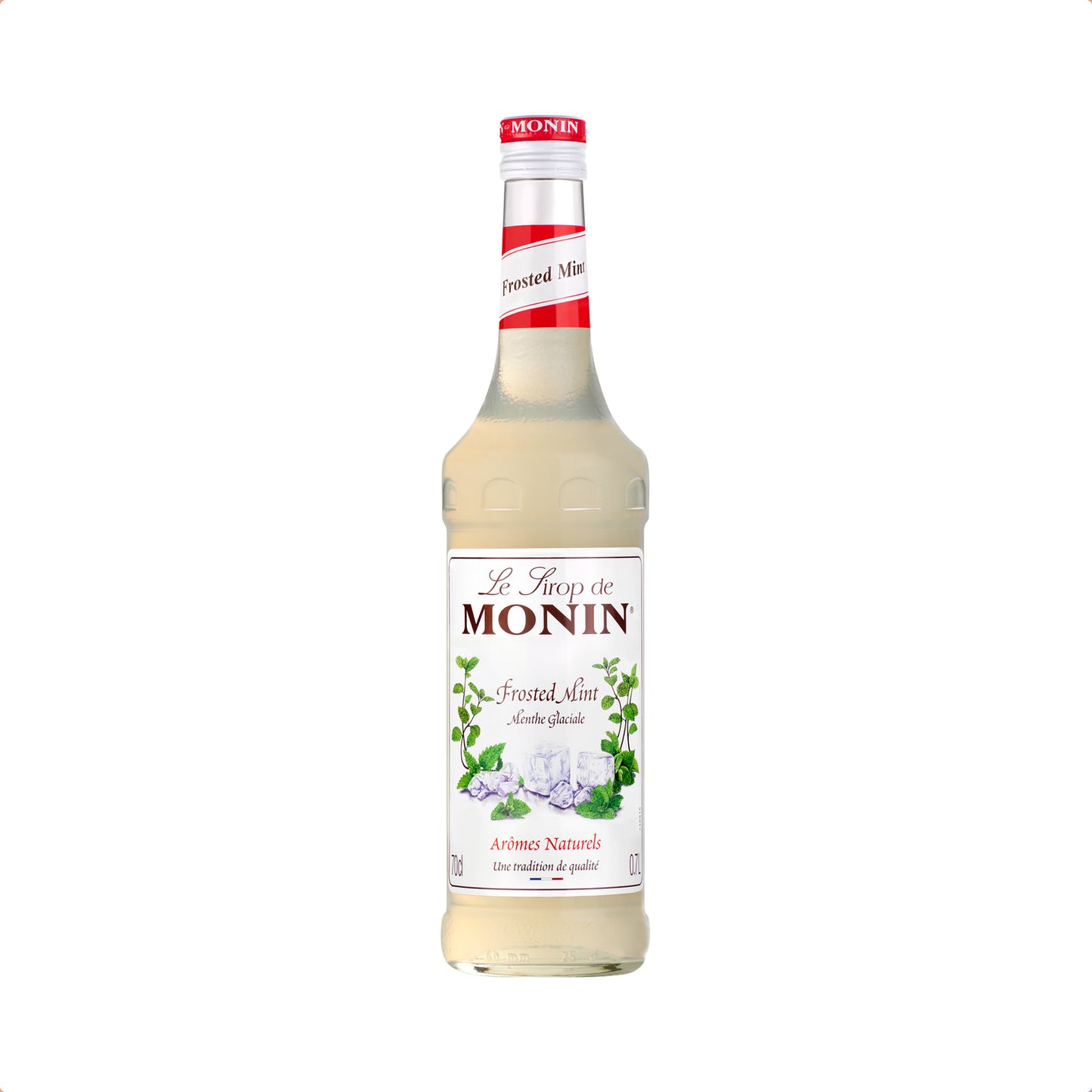 Monin Premium Frosted Mint Syrup 700ml Glass Bottle