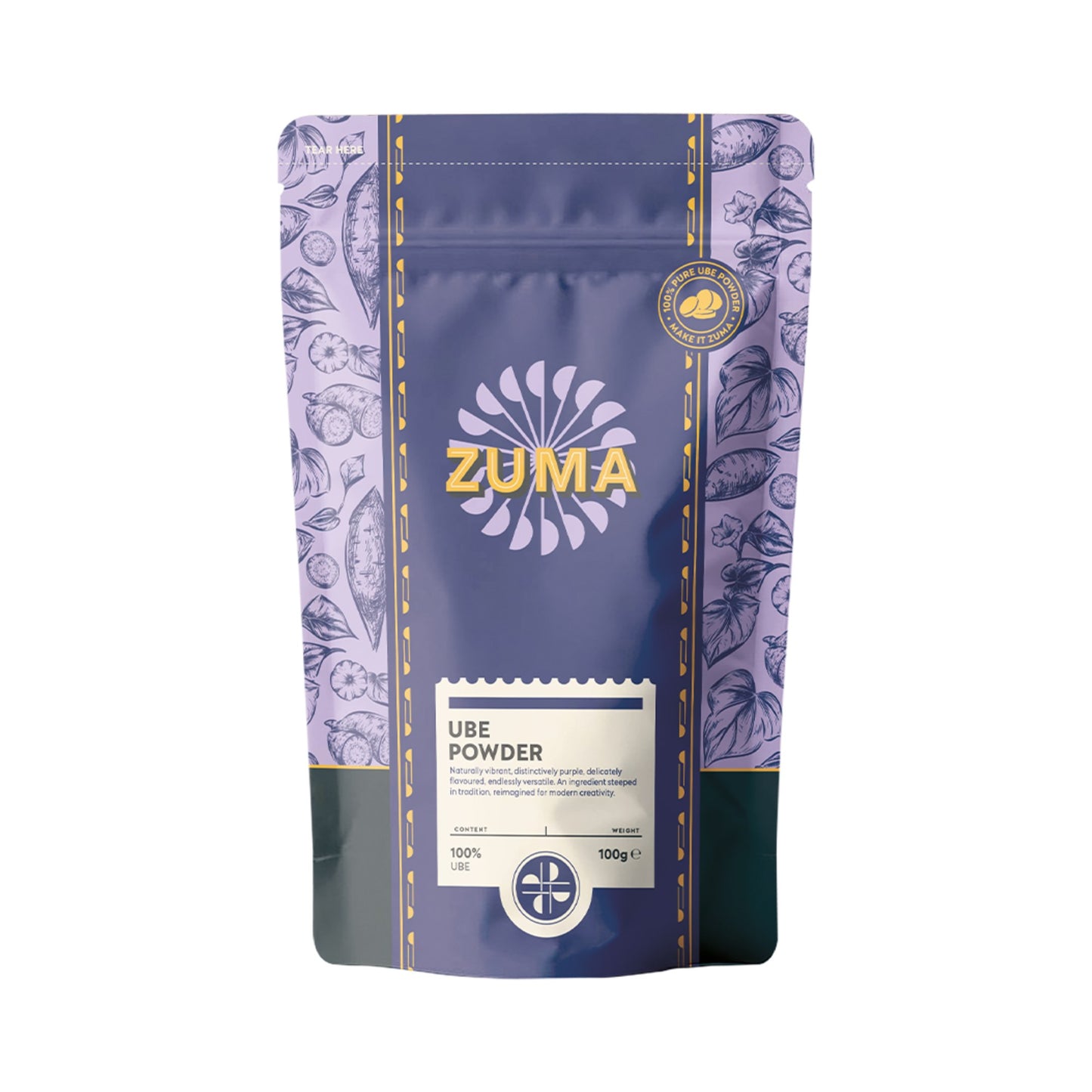 Zuma Ube Powder 100g Pouch