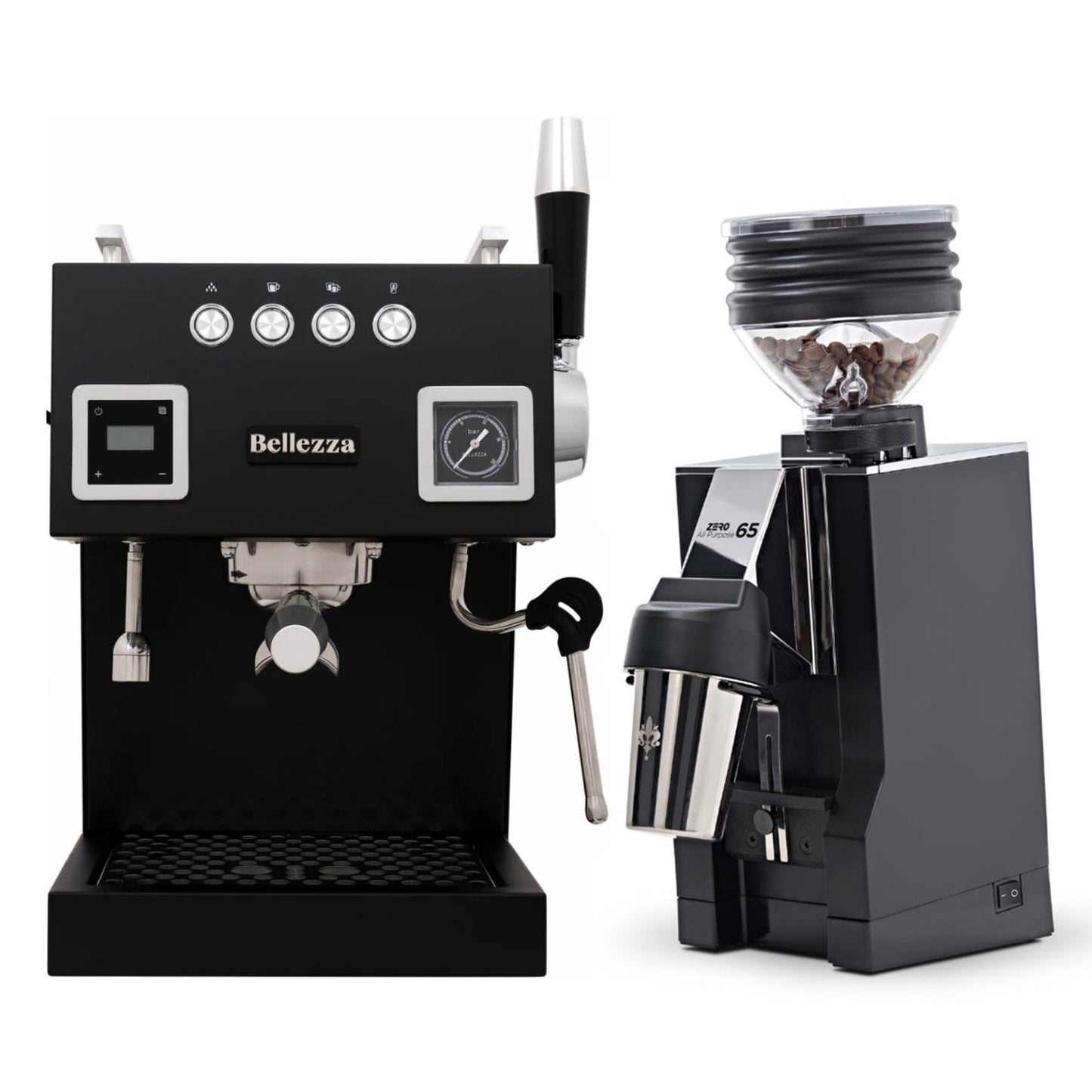 Bellezza Bellona & Eureka Mignon Zero 65 AP Espresso Bundle