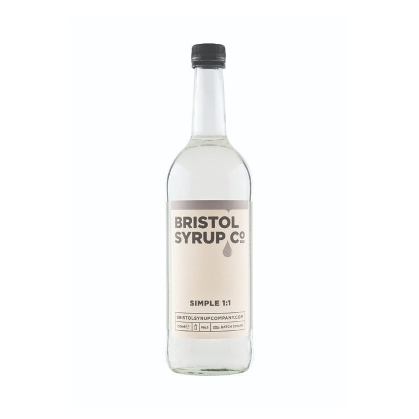 Bristol Syrup Co. Simple Syrup 1:1 - 750ml (for Cocktails)