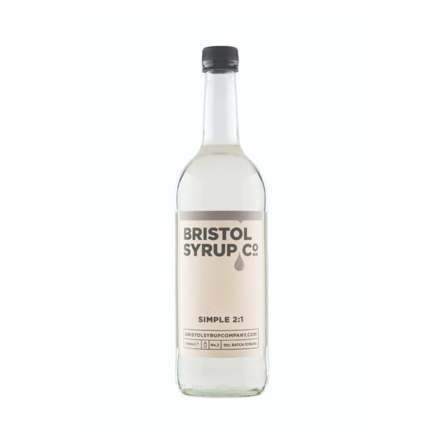 Bristol Syrup Co. Simple Syrup 2:1 - 750ml (for Cocktails)