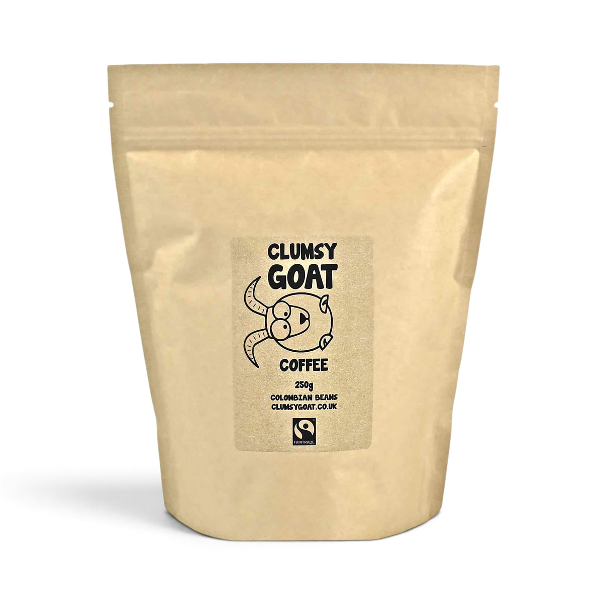 Clumsy Goat Fairtrade Colombian Coffee Beans - 100% Arabica