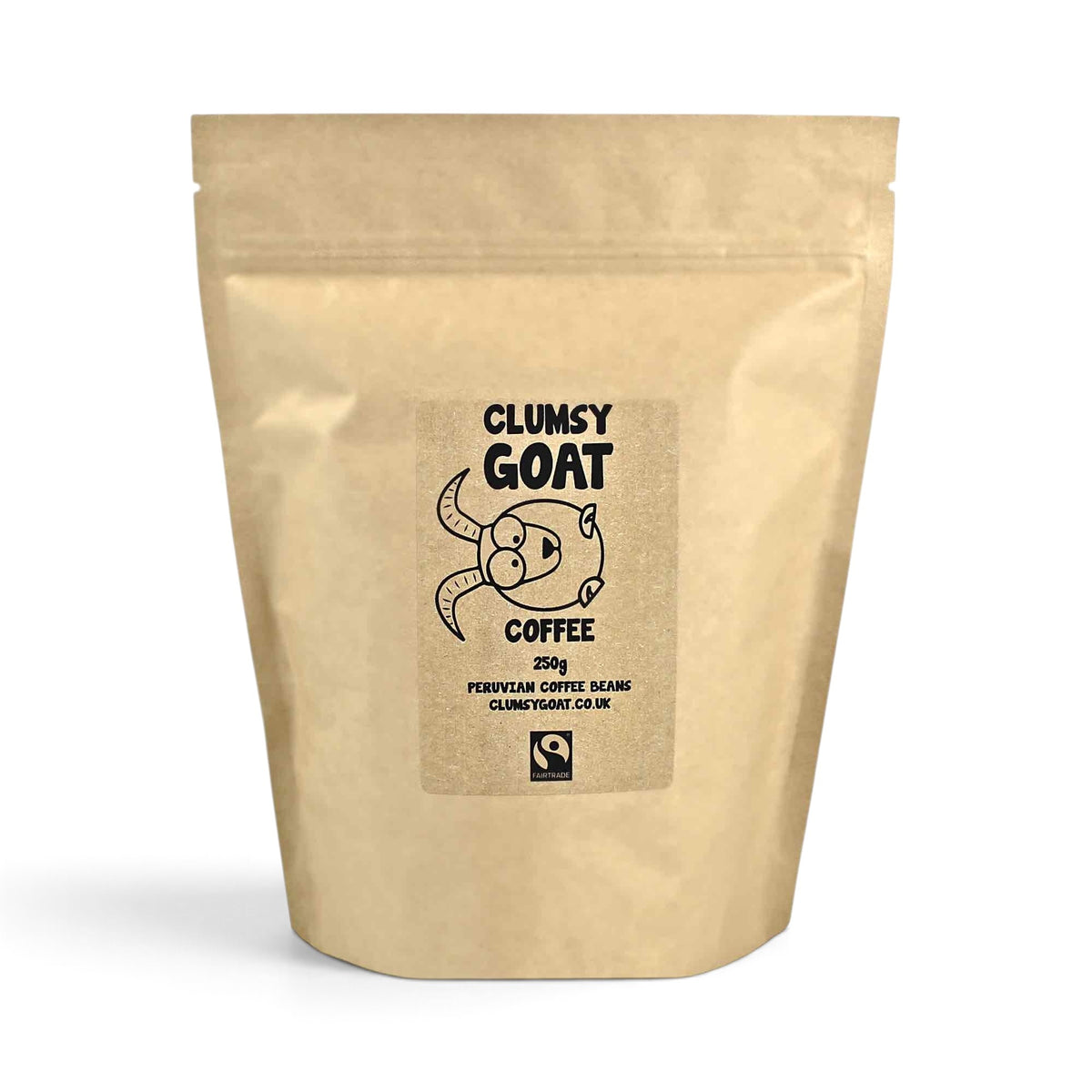 Clumsy Goat Fairtrade Peruvian Coffee Beans - 100% Arabica