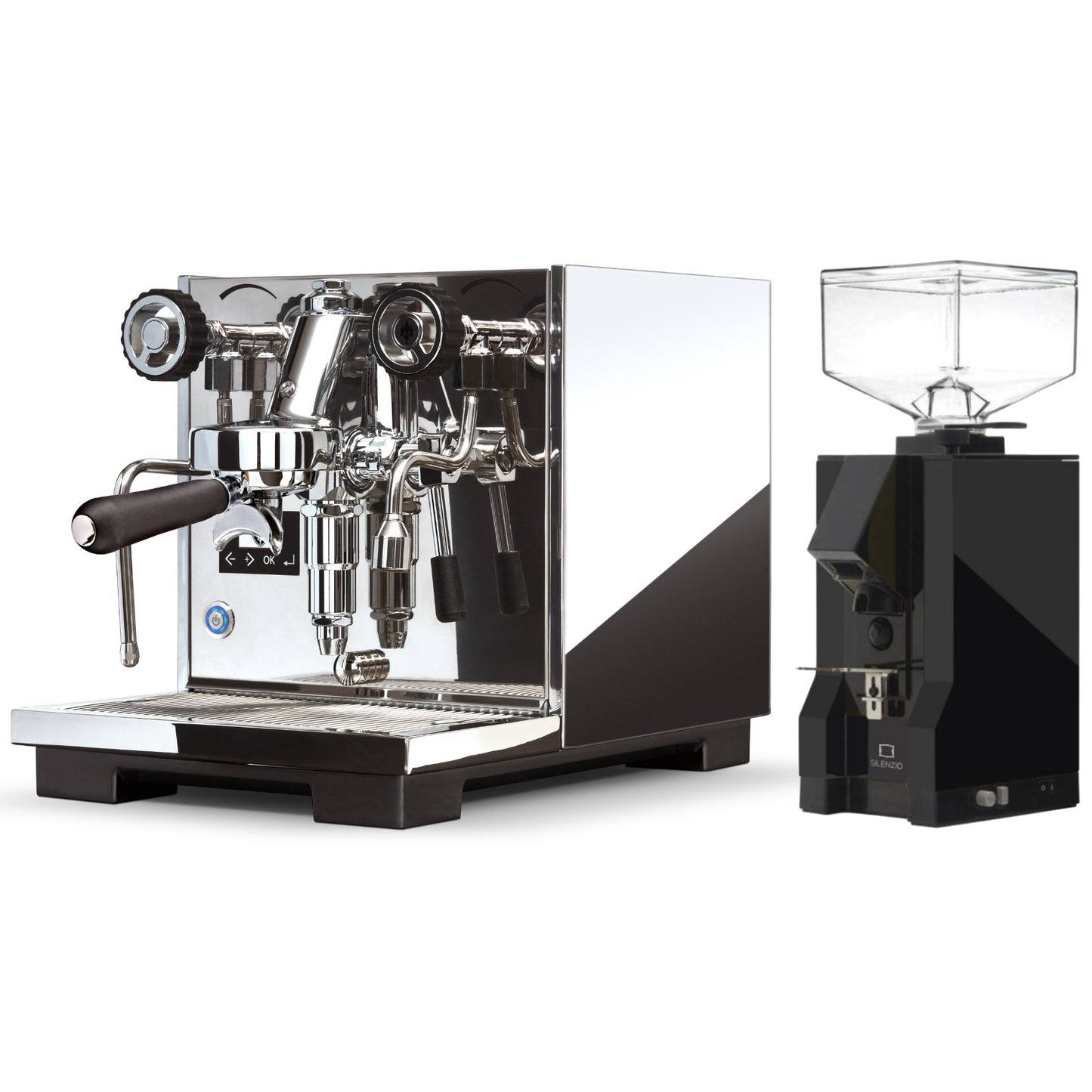 Eureka Espresso Machine & Mignon Silenzio Grinder Package