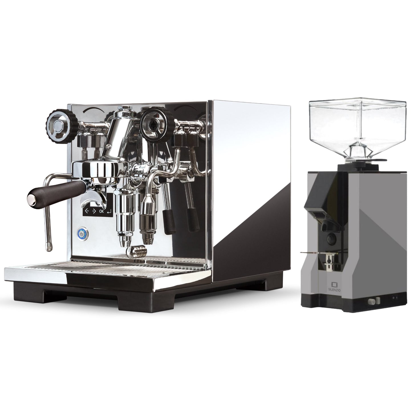 Eureka Espresso Machine & Mignon Silenzio Grinder Package
