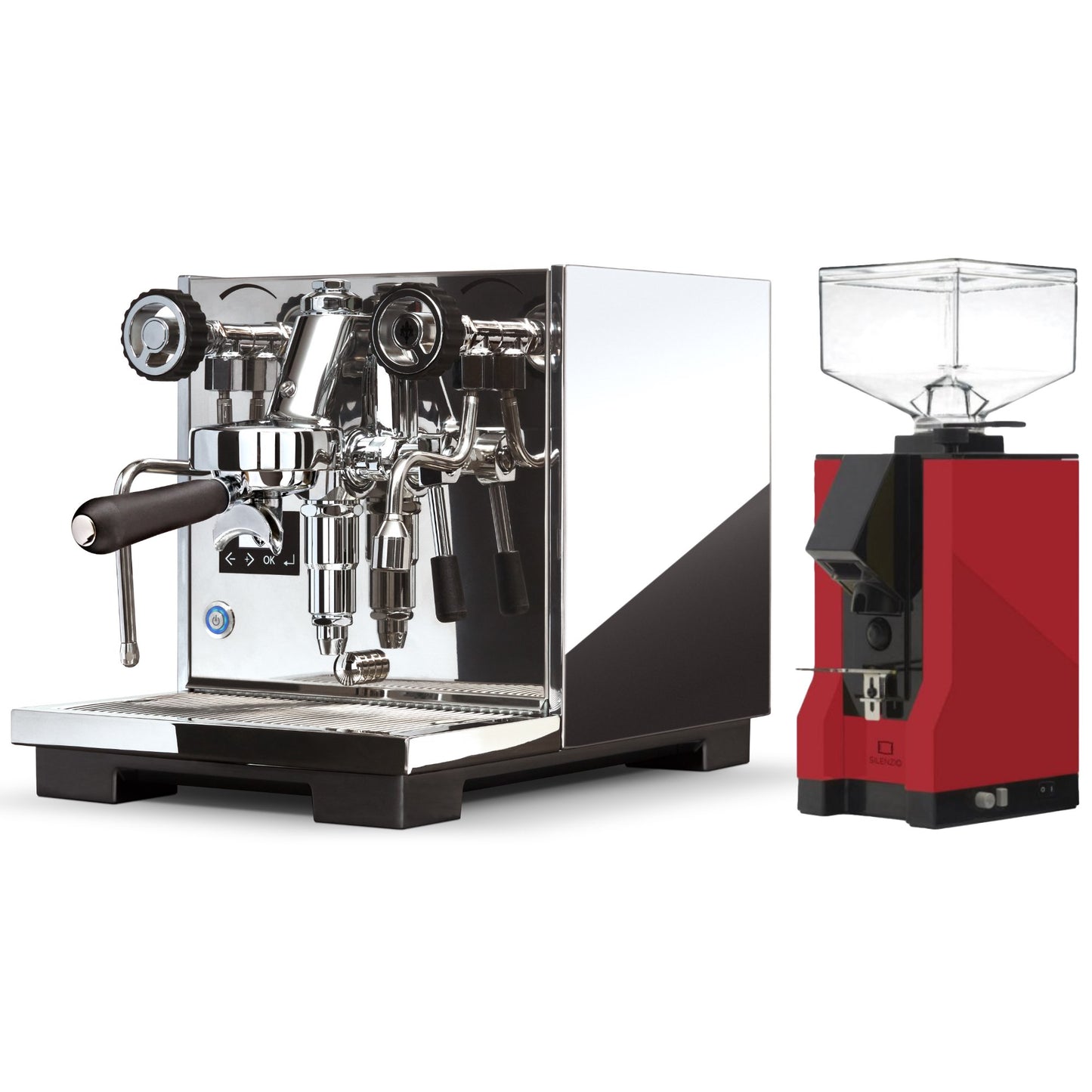 Eureka Espresso Machine & Mignon Silenzio Grinder Package