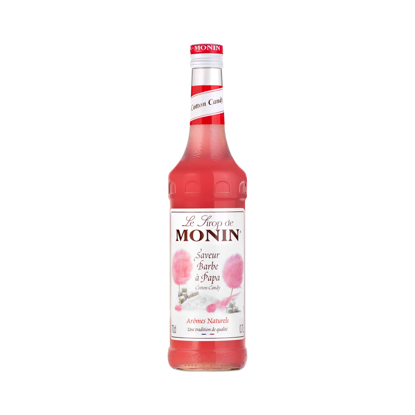 Monin Premium Cotton Candy Syrup 700ml Glass Bottle