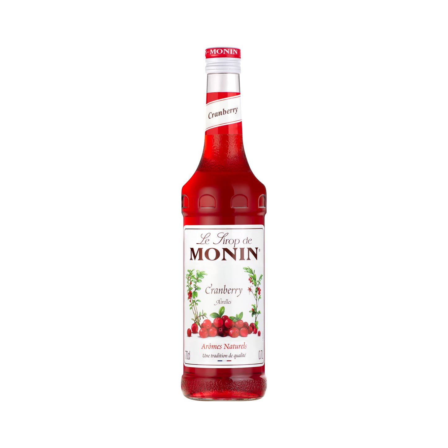 Monin Premium Cranberry Syrup 700ml Glass Bottle