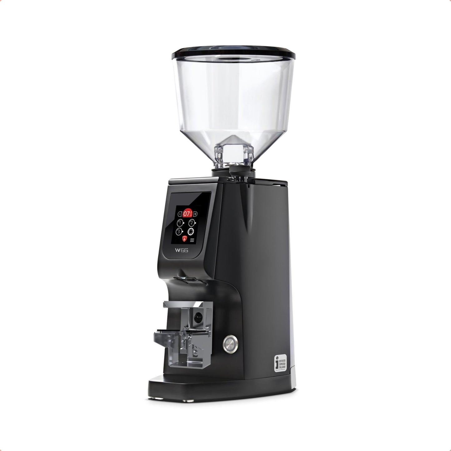 Eureka Atom W 65 Grind By Weight Coffee Grinder - 65mm Burrs - Black
