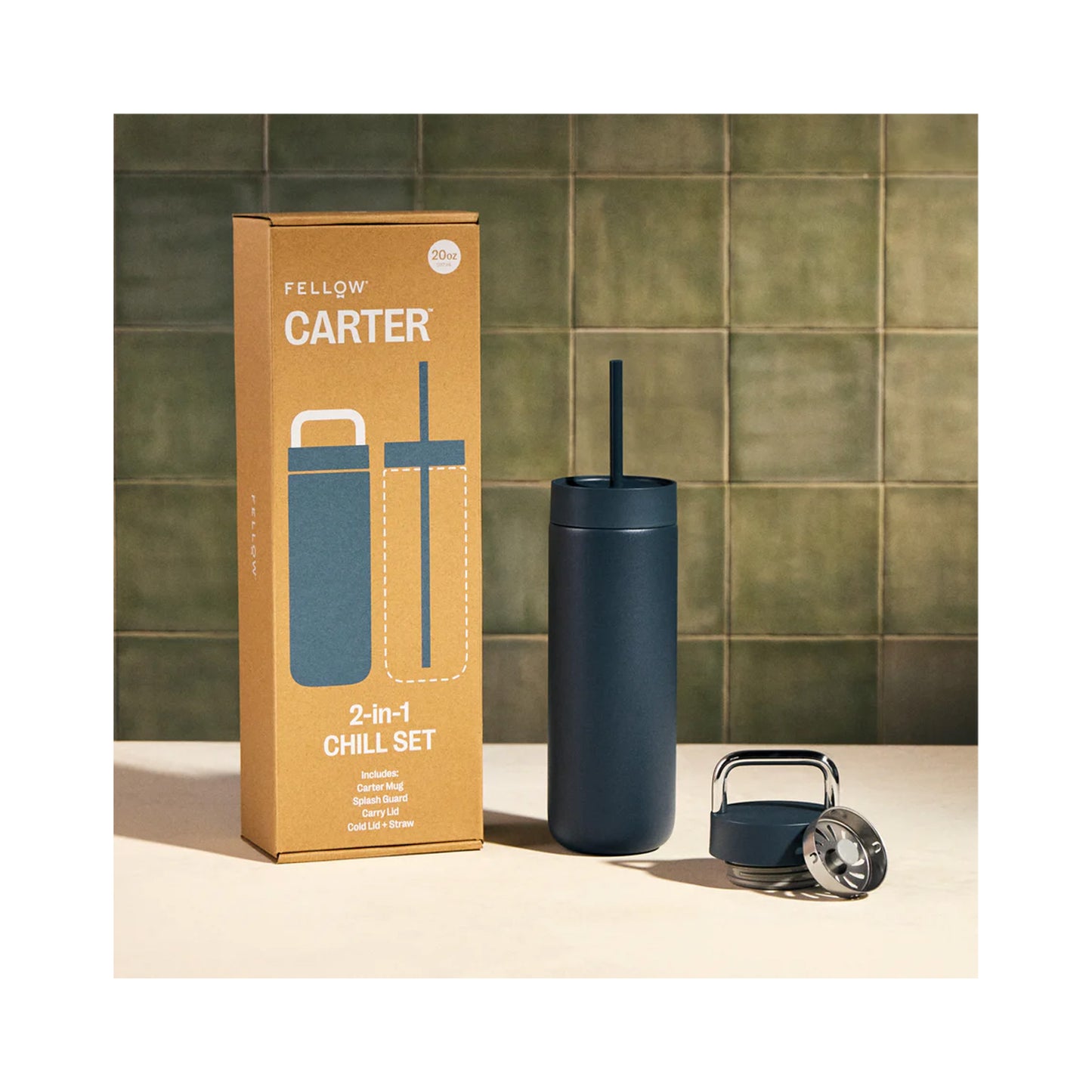 Fellow Carter 2-in-1 Chill Set | Insulated Travel Mug