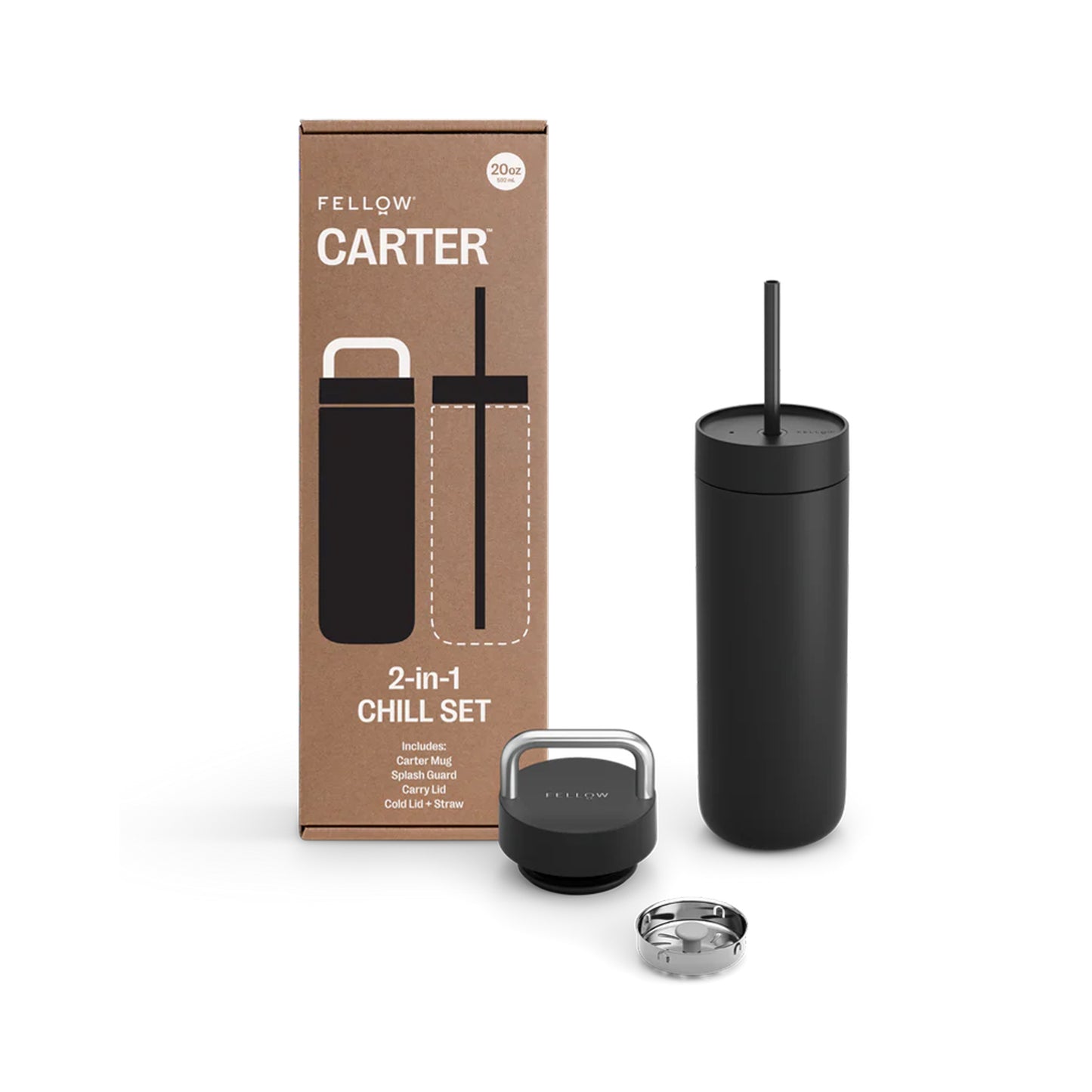 Fellow Carter 2-in-1 Chill Set | Insulated Travel Mug