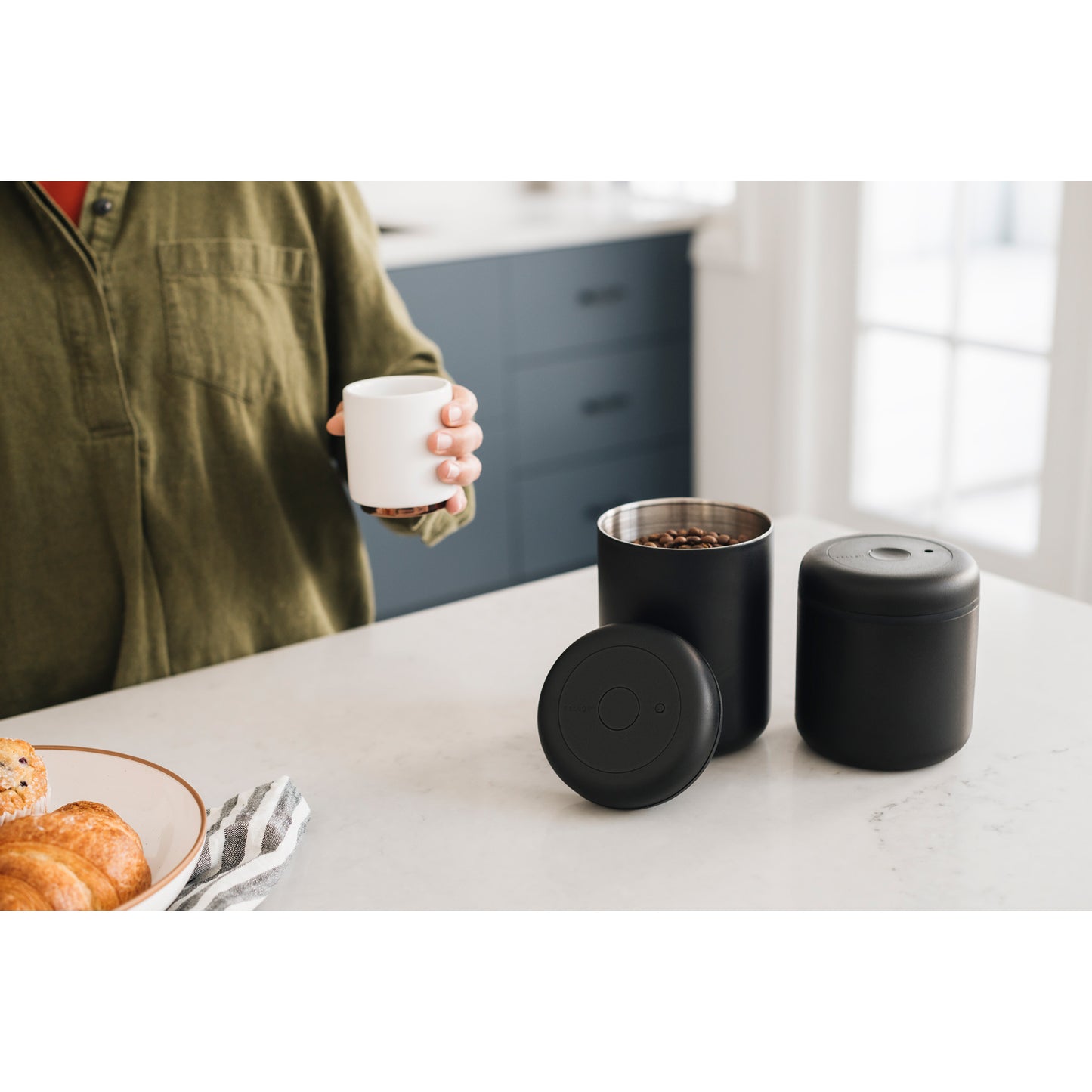 Fellow Atmos Vacuum Coffee Canister - All Sizes & Colours