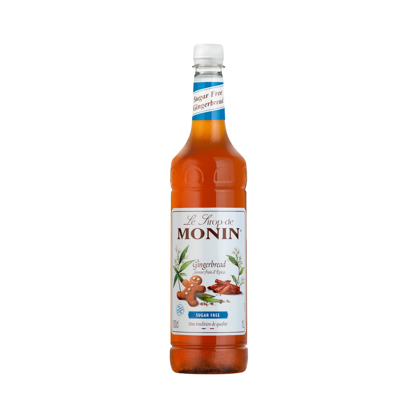 Monin Premium Gingerbread Sugar Free Syrup 1L
