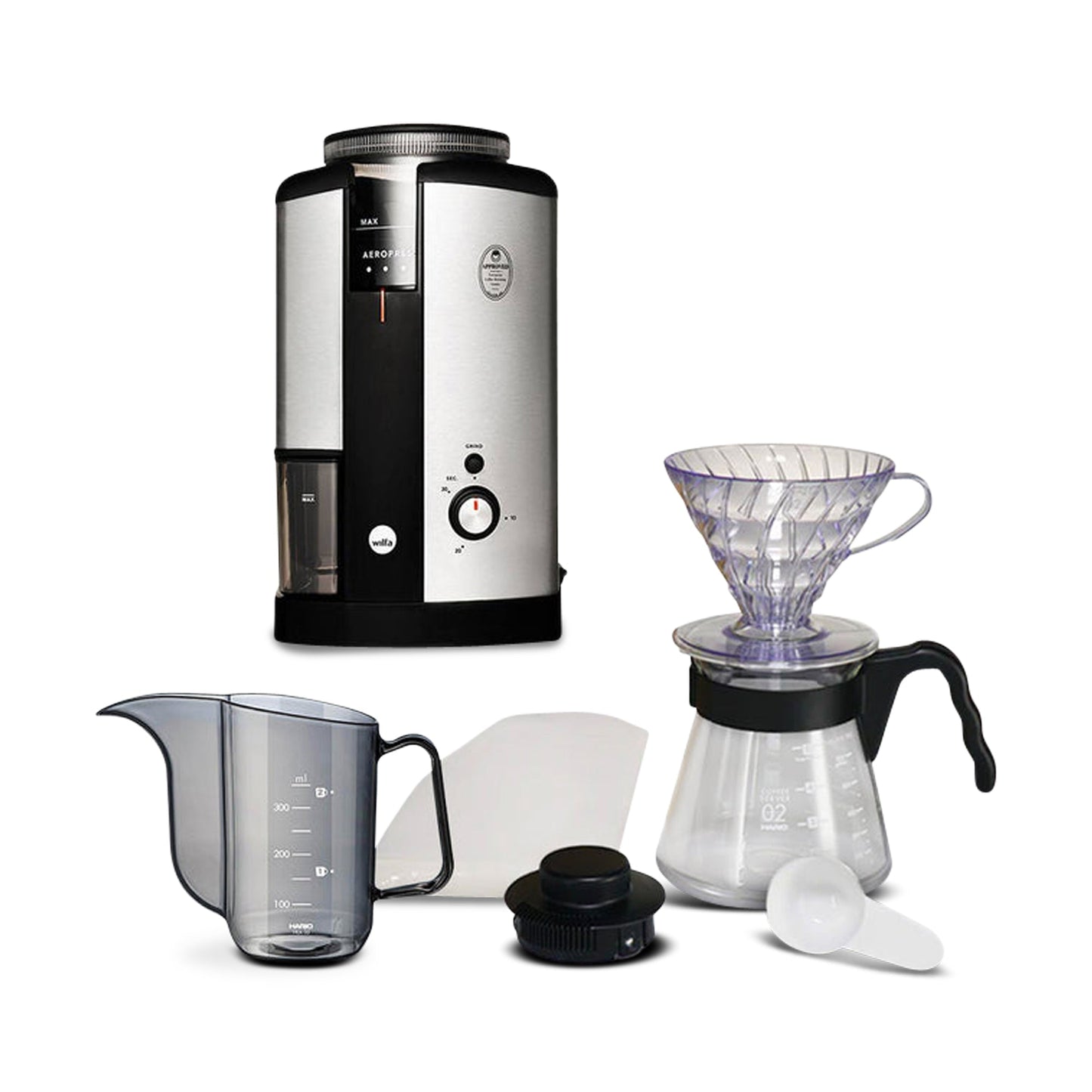 Wilfa x Hario V60 Coffee Dripper and Server Set (Size 02)