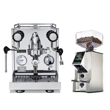 Bellezza Inizio V Espresso Machine + Eureka Mignon Specialità Smart Grinder Bundle