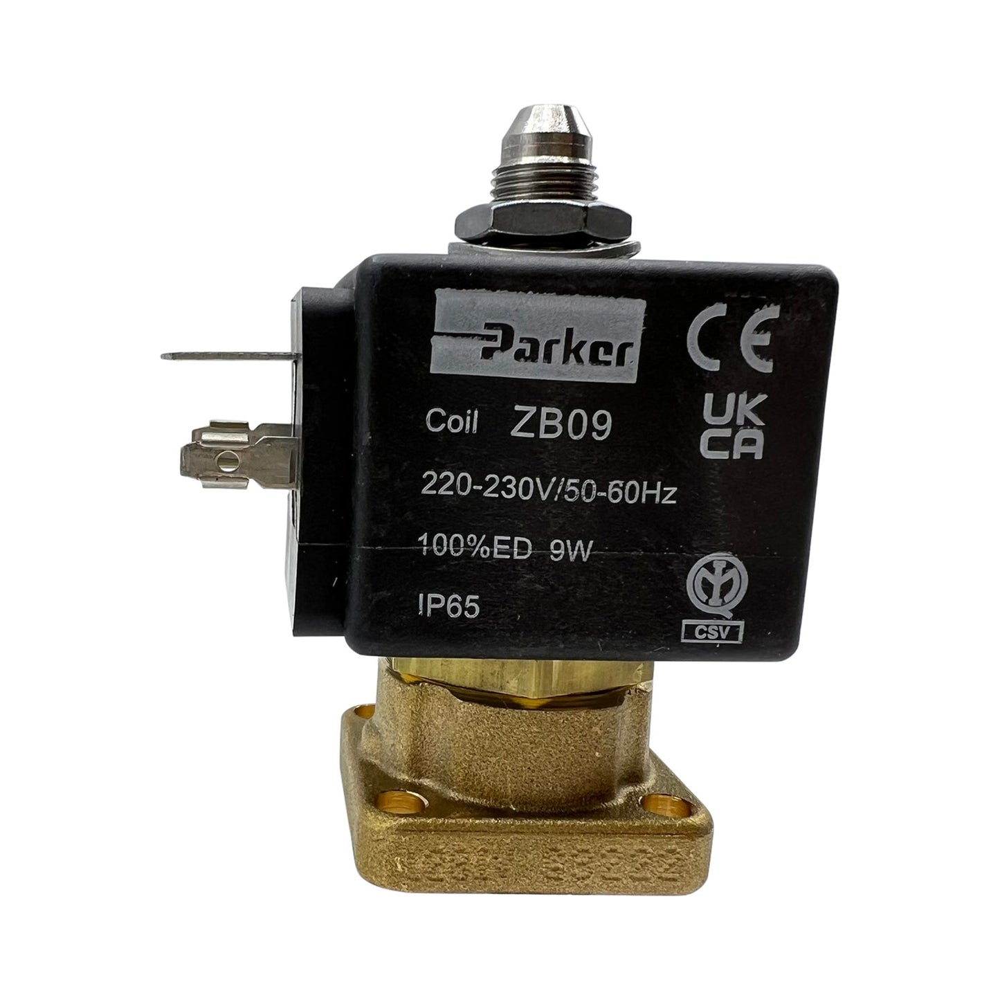 Parker Universal 3 Way Solenoid Valve 230V 1.3mm Ruby